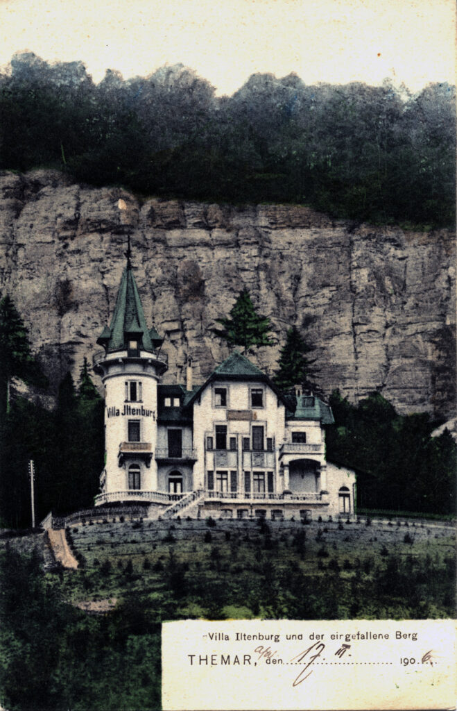 Villa Iltenburg und der eingefallene Berg