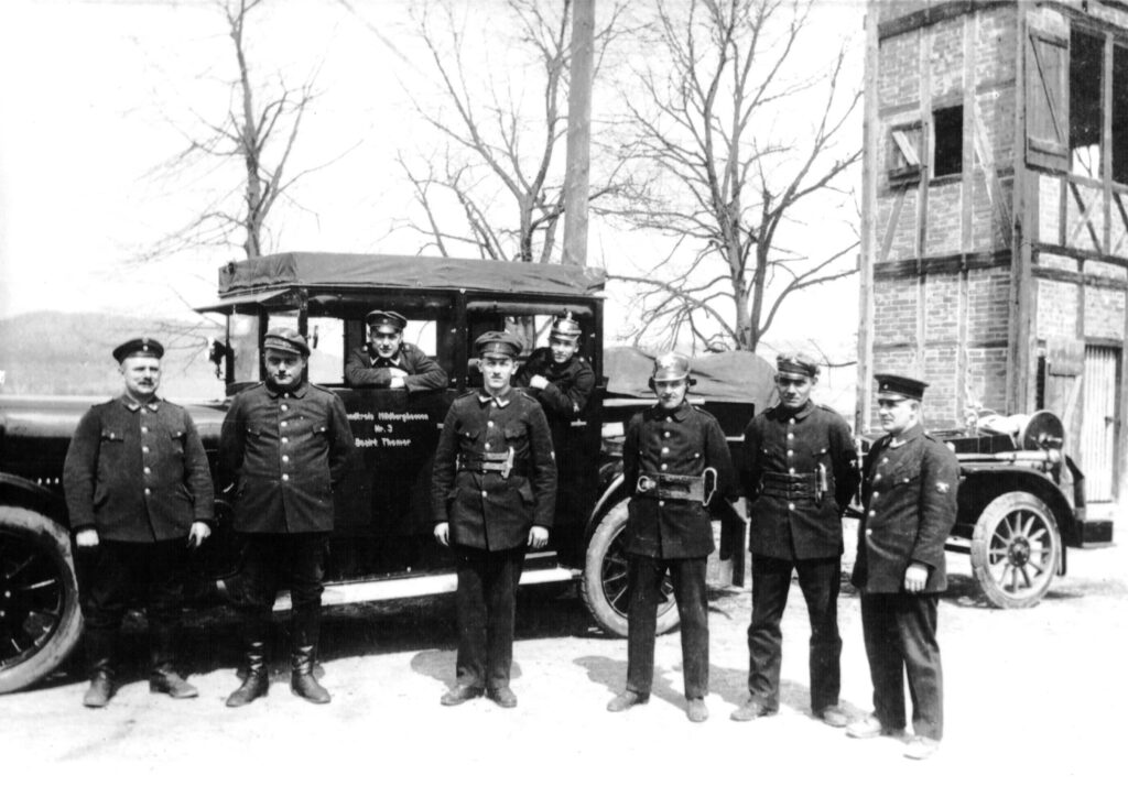 Themar Feuerwehr - erster Mannschaftswagen 1927