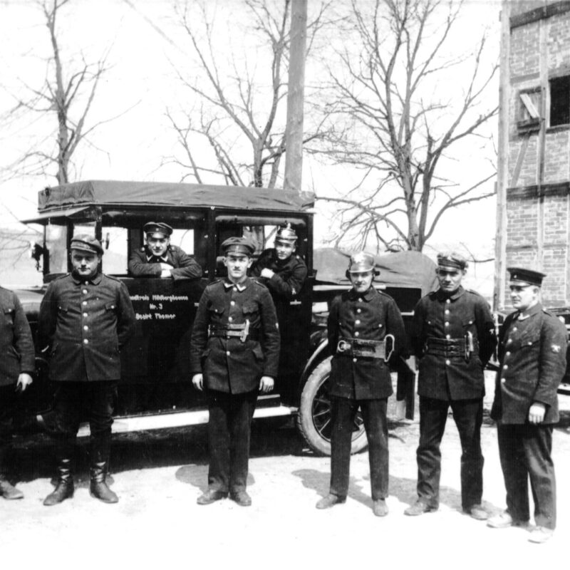 Themar Feuerwehr - erster Mannschaftswagen 1927