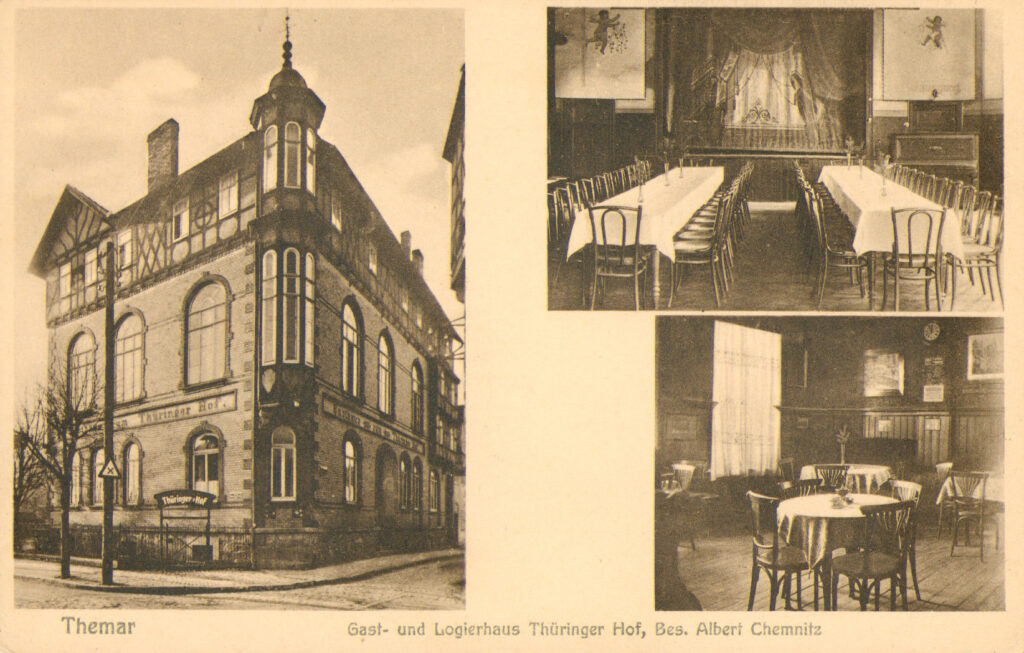 Themar - Gast- und Logierhaus Thüringer Hog, Bes. Albert Chemnitz