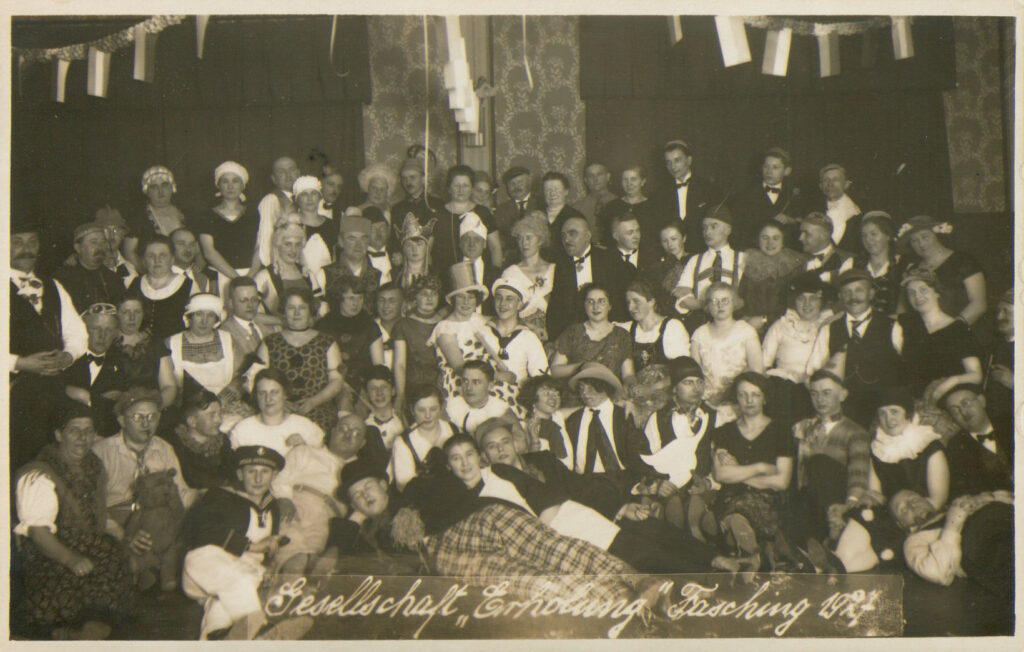 Gesellschaft Erholung Fasching 1925