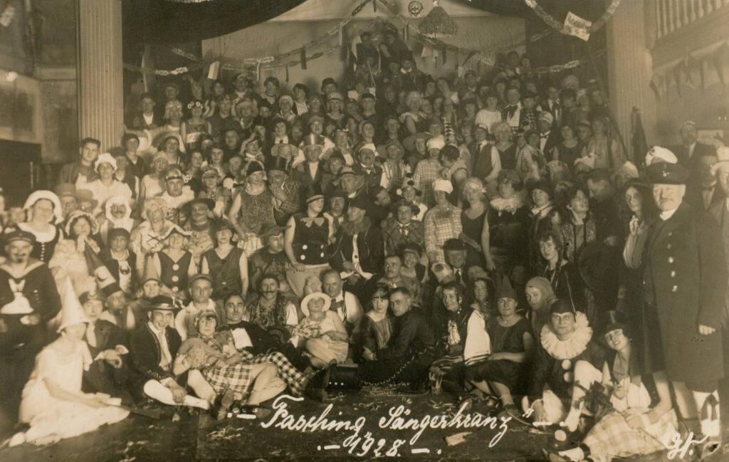 Fasching Sängerskranz 1928 Themar